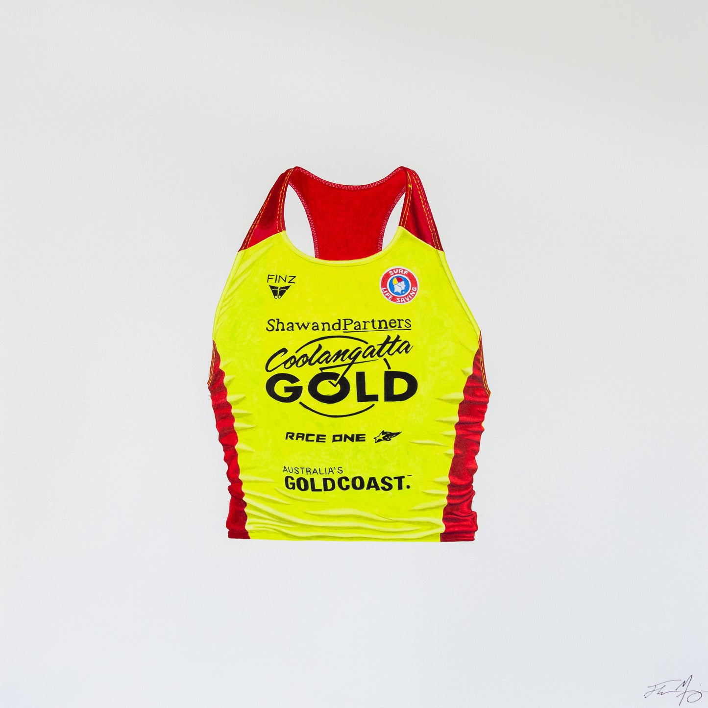 Ali Day's 10th Coolangatta Gold Winning Singlet - 2024